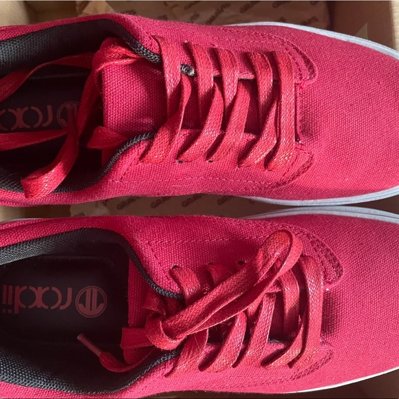 Radii red canvas sneakers brand new unisex - Picture 2 of 7